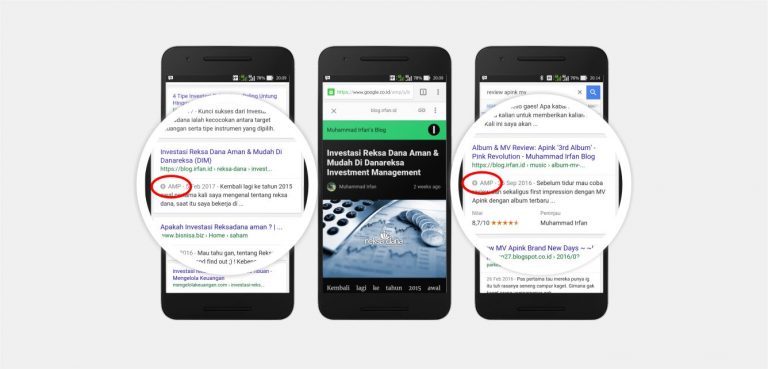 BLOG.IRFAN.ID Kini Mendukung Accelerated Mobile Pages (AMP)