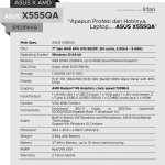 Spesifikasi ASUS X555QA