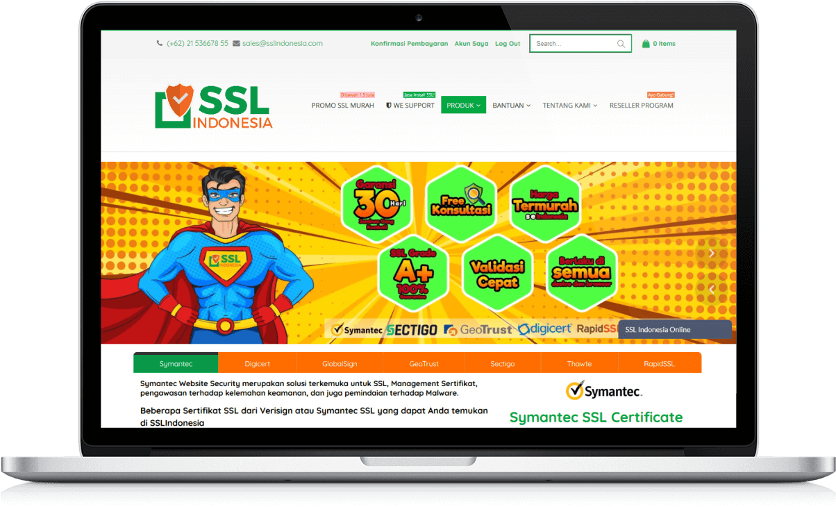 Kecepatan situs dan keamanan melalui sertifikat SSL