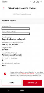 Pengalaman Deposito OCBC NISP Syariah Online Rp 10 Juta