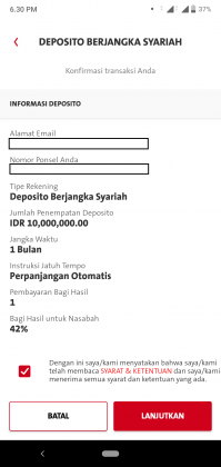 Pengalaman Deposito Syariah Rp 10 Juta di OCBC NISP via Aplikasi ONe Mobile (UPDATE: 2/8/20) 10