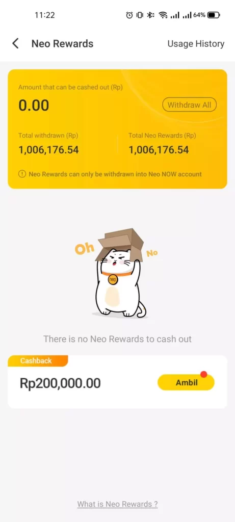 Neo Rewards: Pengalaman Cairkan Hadiah Tunai dan Referral dari Neobank. Begini Caranya! 9
