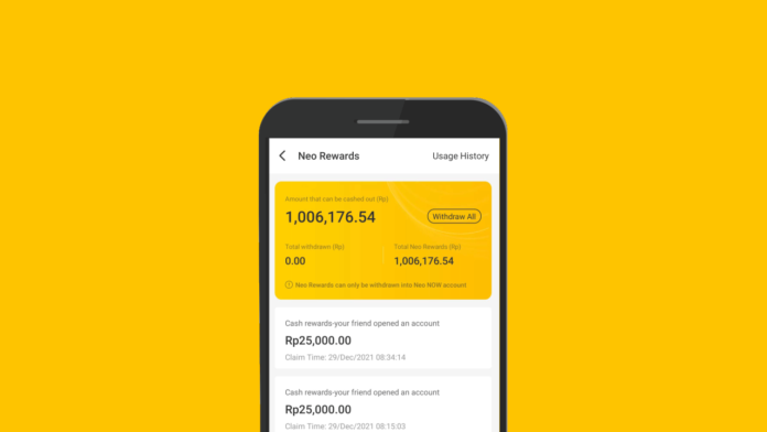 Pengalaman Cairkan Neo Rewards Hasil Referral
