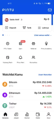 Pintu Aplikasi Crypto Terbaik dan Termudah di Indonesia 12
