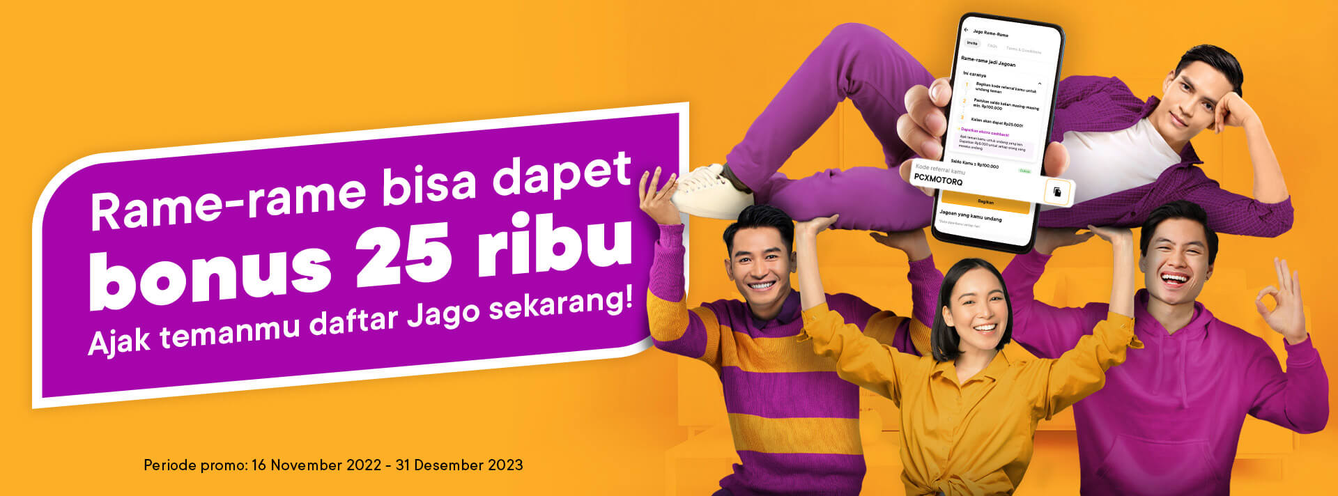 Kode Referral Bank Jago 2023: Buka Rekening, Gratis Saldo!