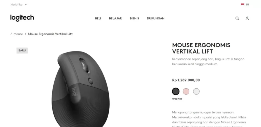 REVIEW Logitech Lift: Mouse Ergonomis Vertikal Terbaik 24