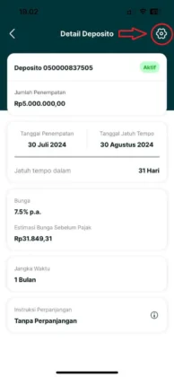 Pengalaman Deposito Superbank Rp5 Juta. Bunga 7.5%, Biasa Cairkan Kapan Aja! 9