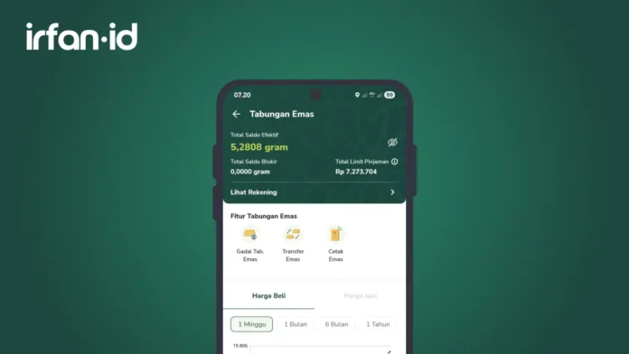 Pengalaman Tabungan Emas Pegadaian
